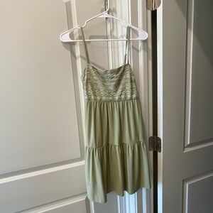 Light green mini dress from Francesca’s boutique! Small!